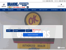 Tablet Screenshot of dbranine.com